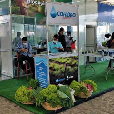 Cohidro expõe ações e distribui material informativo durante a Sealba AgroShow